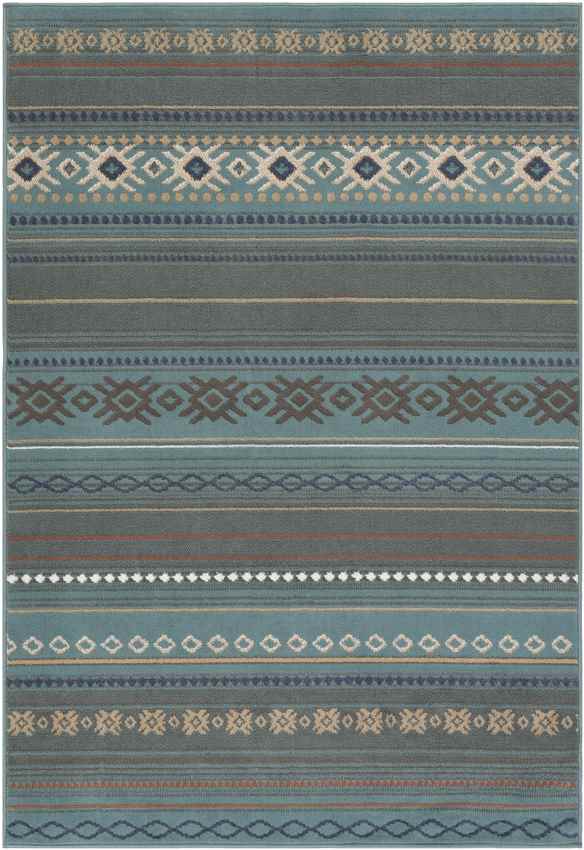 Rothbury Rustic Teal Area Rug