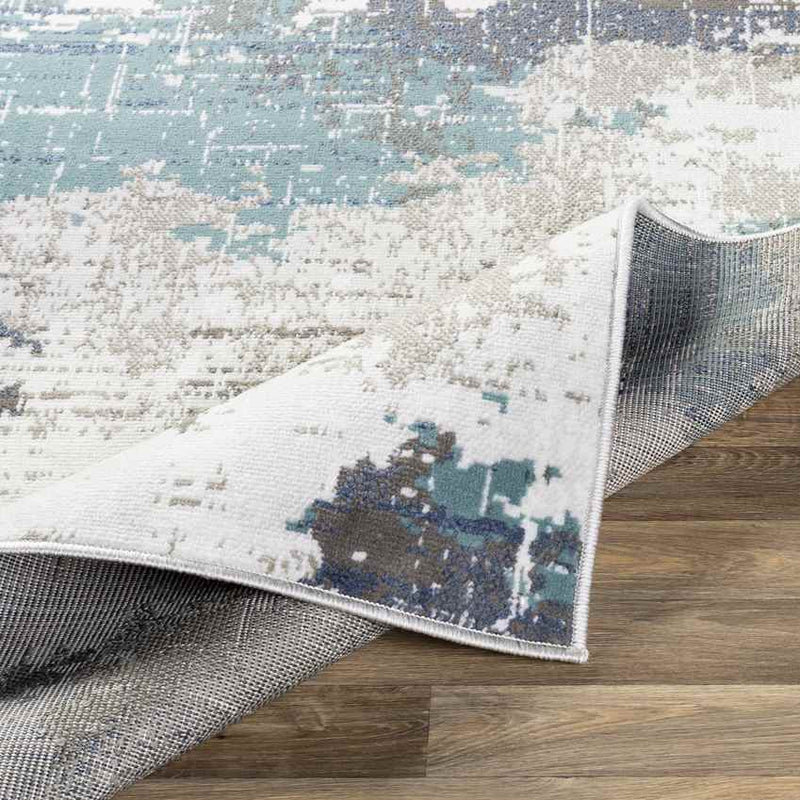 Rugby Modern Teal Area Rug