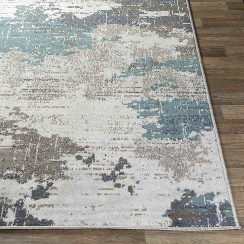 Rugby Modern Teal Area Rug