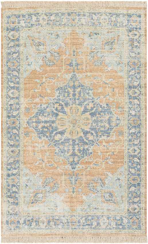 Sandbach Traditional Sky Blue Area Rug