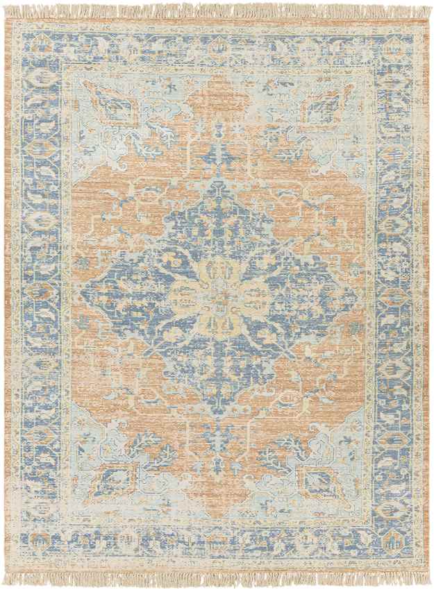 Sandbach Traditional Sky Blue Area Rug