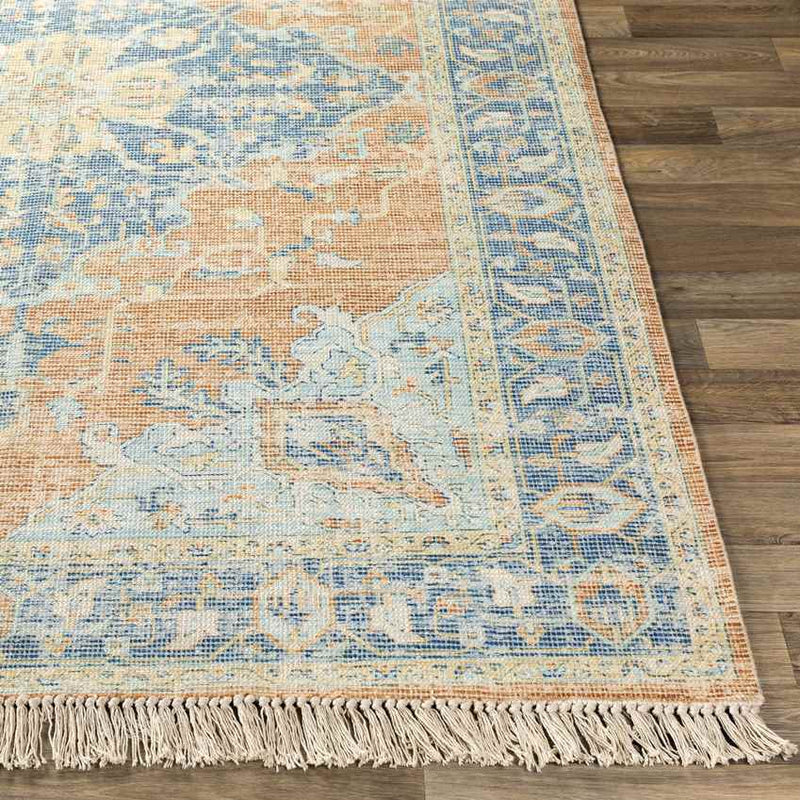 Sandbach Traditional Sky Blue Area Rug