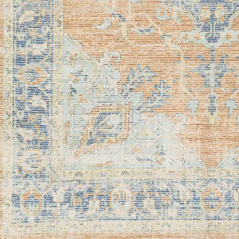 Sandbach Traditional Sky Blue Area Rug