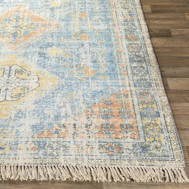 Sandown Traditional Sky Blue Area Rug