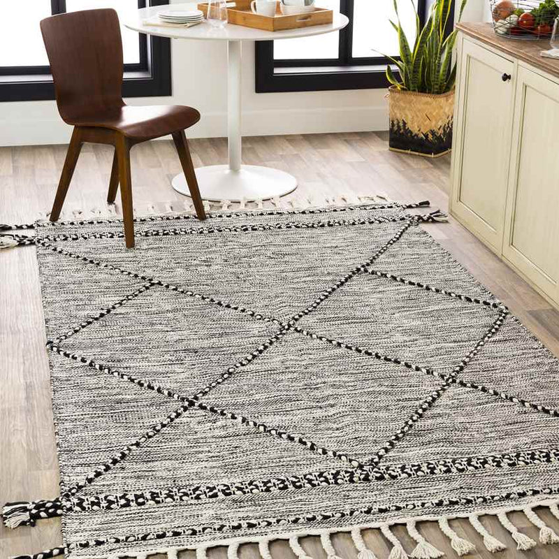 Sandwich Global Black Area Rug