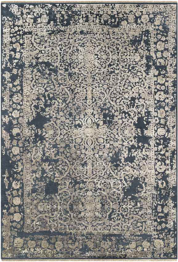 Seaton Traditional Medium Gray Area Rug