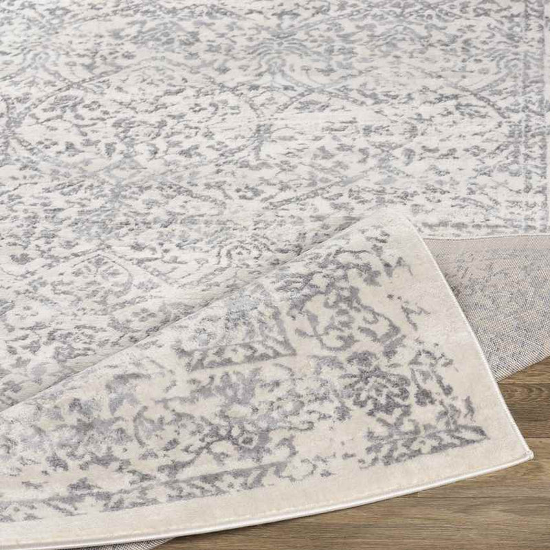 Beauvais Traditional Gray/Ivory Area Rug