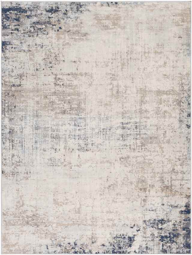 Sherborne Modern Blue/Ivory Area Rug