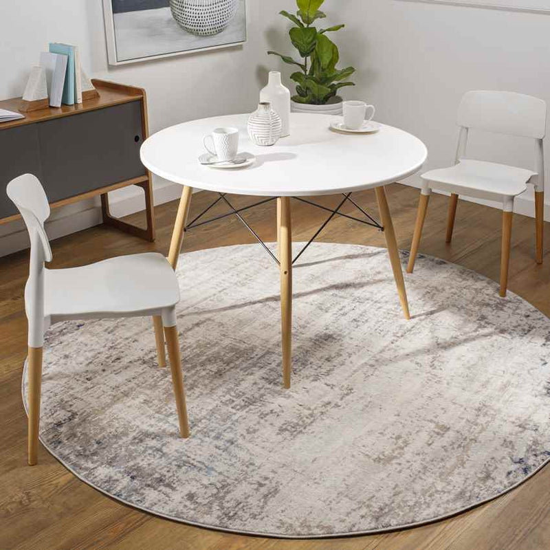 Sherborne Modern Blue/Ivory Area Rug