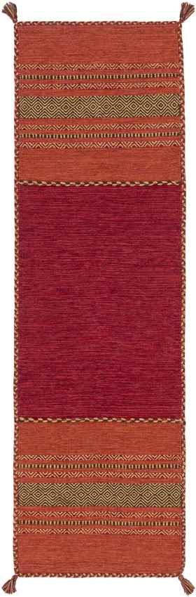 Slough Global Dark Red Area Rug