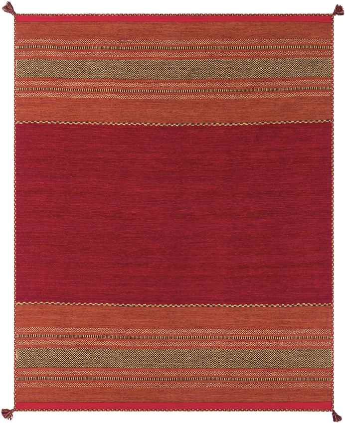 Slough Global Dark Red Area Rug