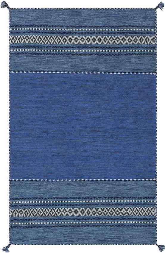 Slough Global Navy Area Rug