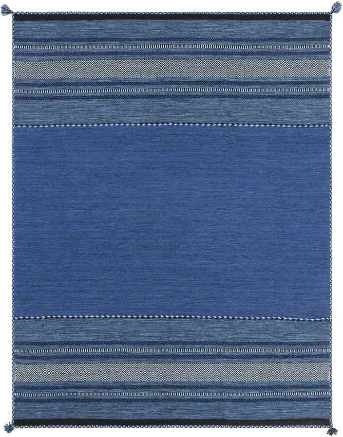 Slough Global Navy Area Rug