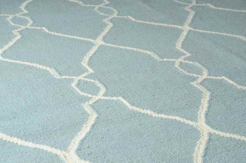 Hendon Modern Bright Blue Area Rug