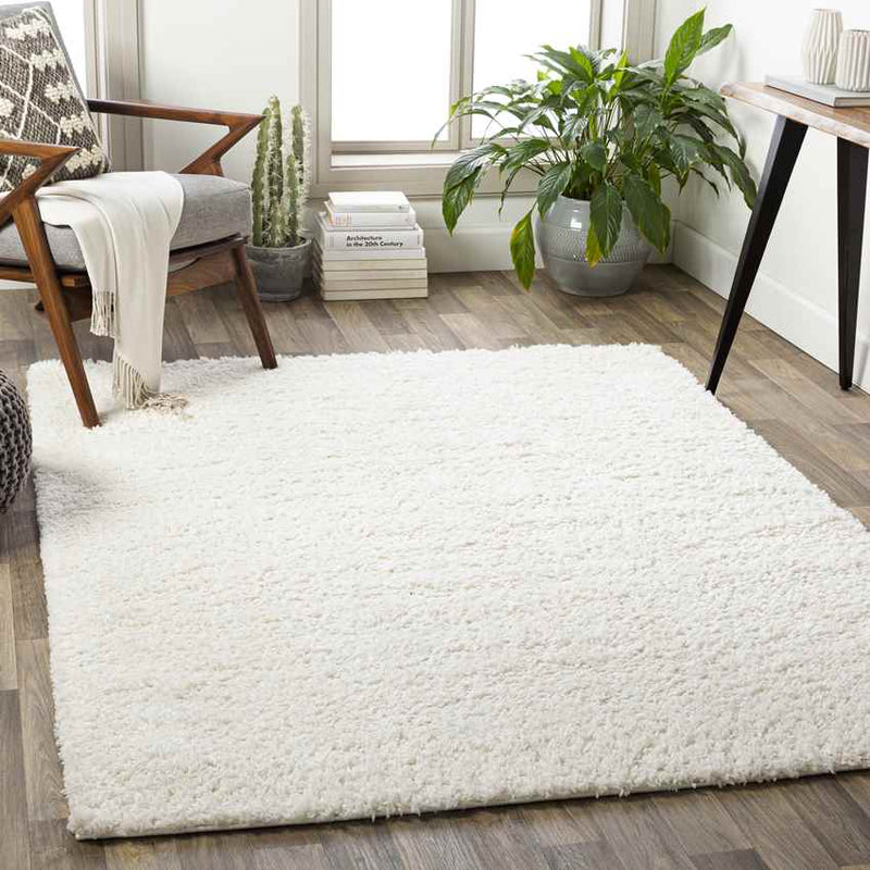 Stanley Modern White Area Rug