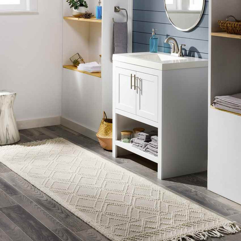 Staveley Cottage Beige Area Rug