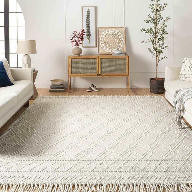 Staveley Cottage Beige Area Rug