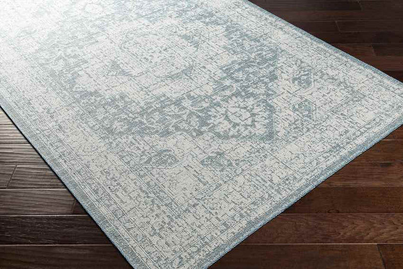 Thirsk Traditional Dark Blue Area Rug