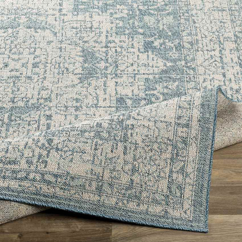 Thirsk Traditional Dark Blue Area Rug