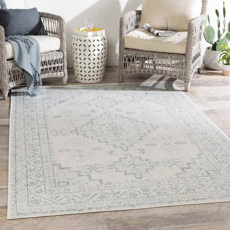 Thornbury Traditional Dark Blue Area Rug