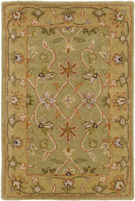 Forli Traditional Khaki Area Rug