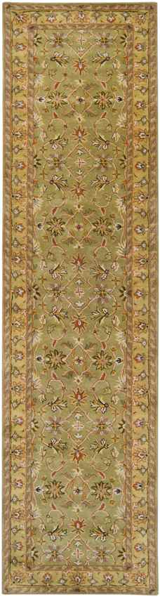 Forli Traditional Khaki Area Rug