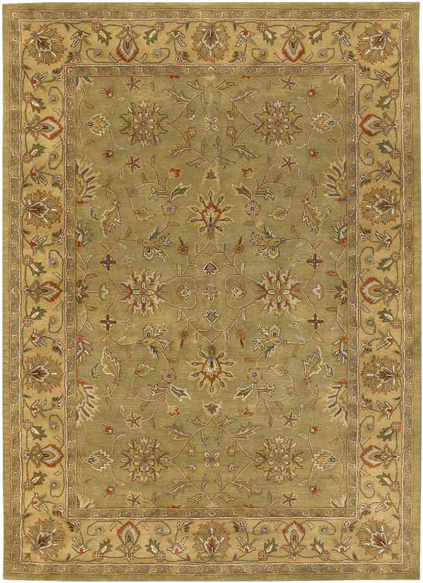 Forli Traditional Khaki Area Rug