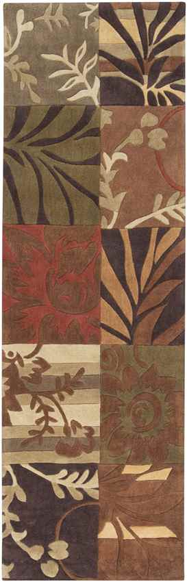 Carstairs Modern Burnt Orange Area Rug