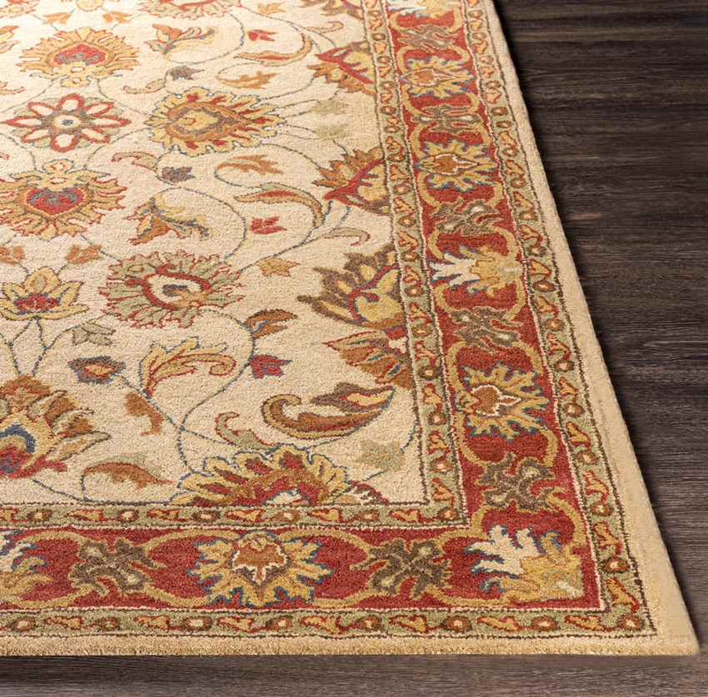 Paris Traditional Camel Area Rug