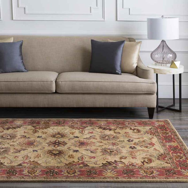 Paris Traditional Camel Area Rug