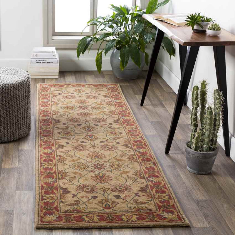 Paris Traditional Camel Area Rug