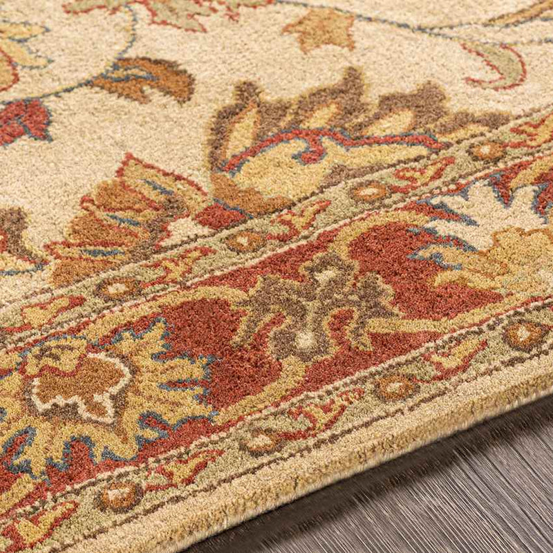 Paris Traditional Camel Area Rug