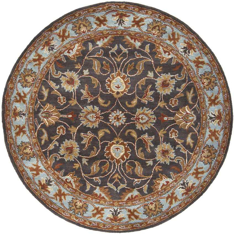 Paris Traditional Charcoal Area Rug