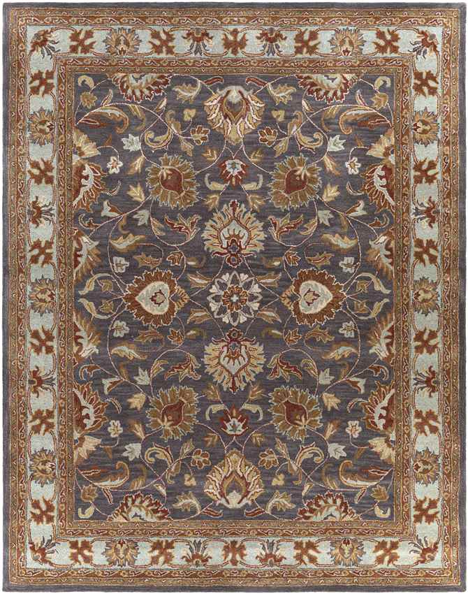 Paris Traditional Charcoal Area Rug