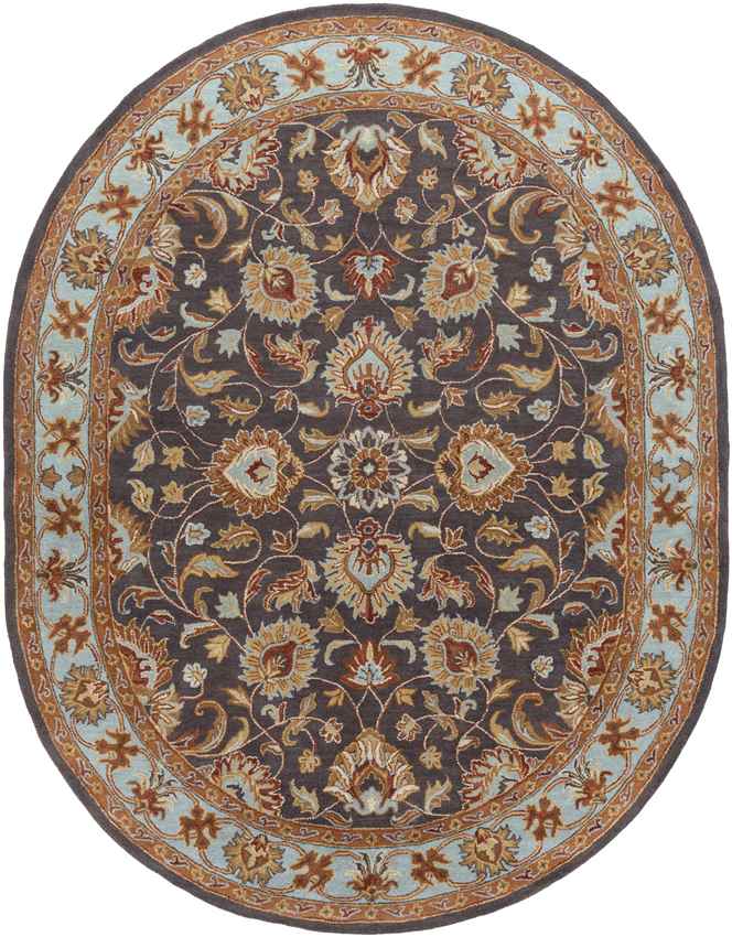 Paris Traditional Charcoal Area Rug