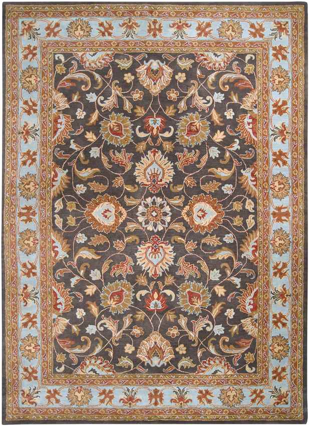 Paris Traditional Charcoal Area Rug