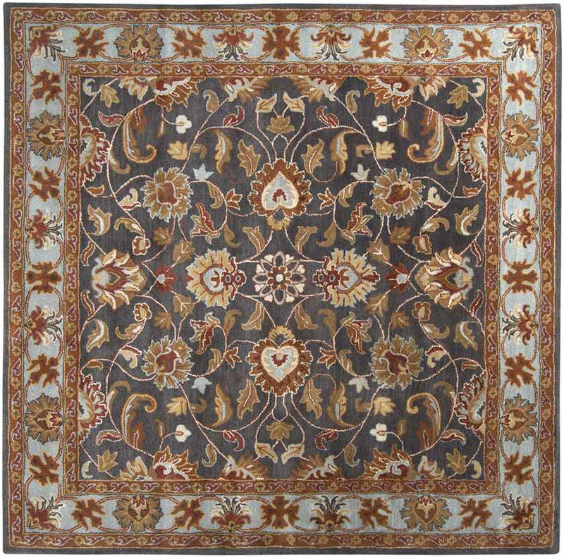 Paris Traditional Charcoal Area Rug