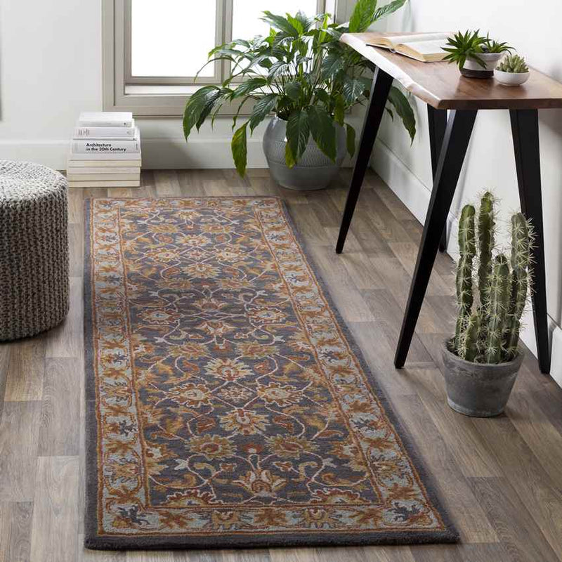 Paris Traditional Charcoal Area Rug