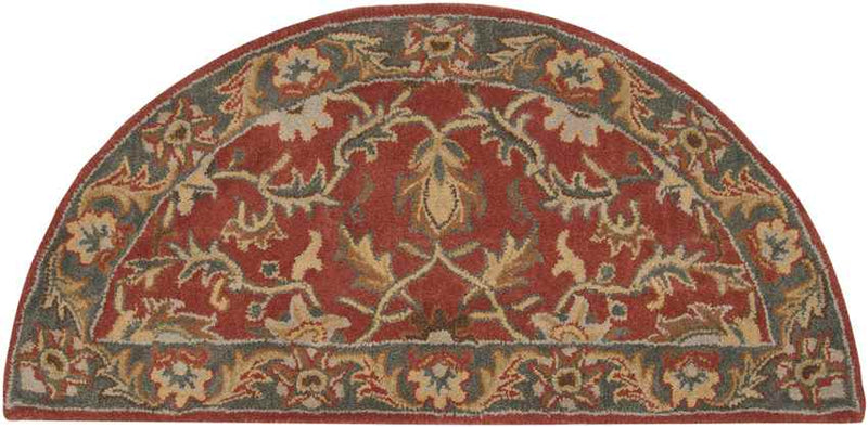 Daysland Traditional Rust Area Rug