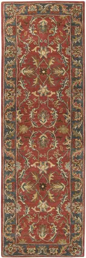 Daysland Traditional Rust Area Rug