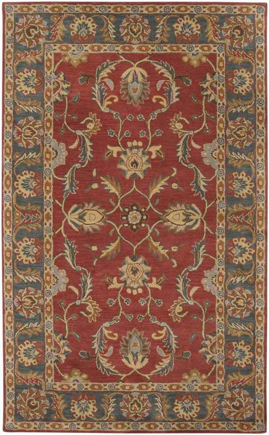 Daysland Traditional Rust Area Rug