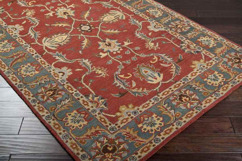 Daysland Traditional Rust Area Rug