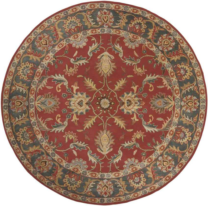 Daysland Traditional Rust Area Rug