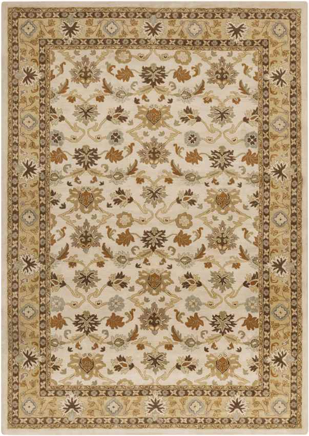 Didsbury Traditional Khaki Area Rug