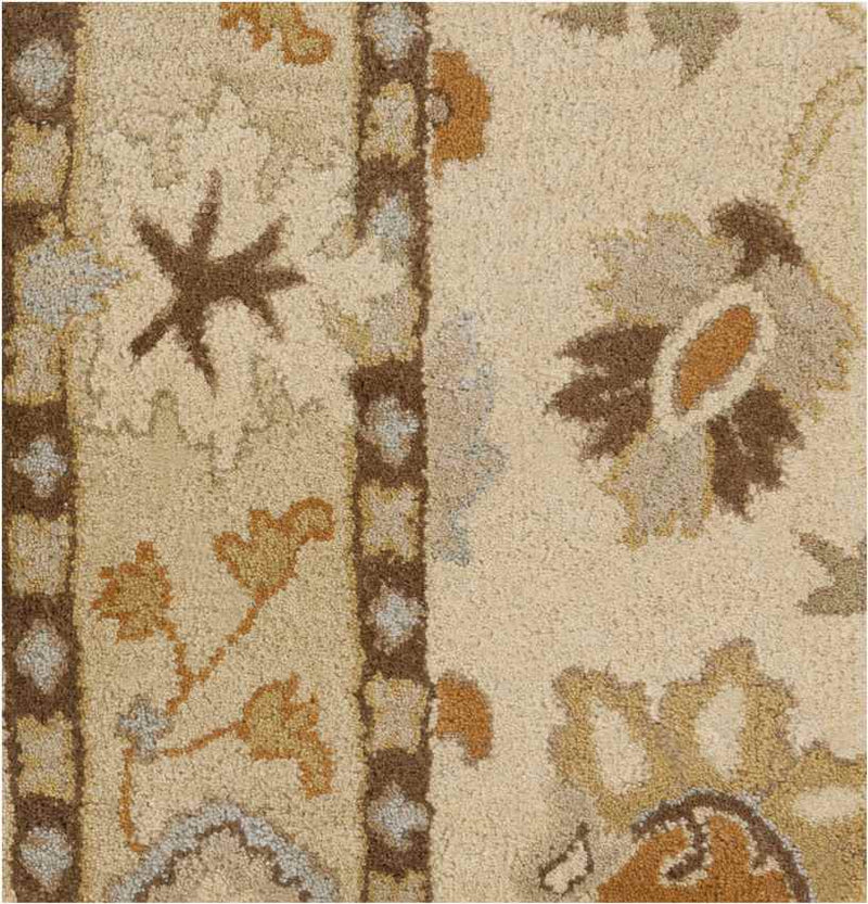 Didsbury Traditional Khaki Area Rug