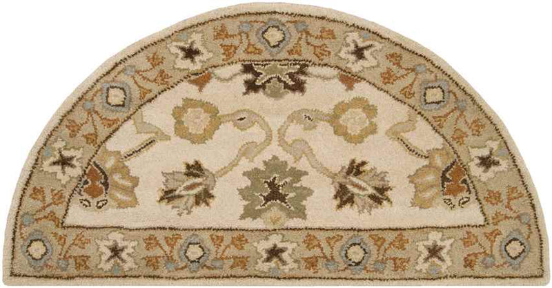 Didsbury Traditional Khaki Area Rug