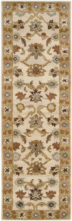 Didsbury Traditional Khaki Area Rug