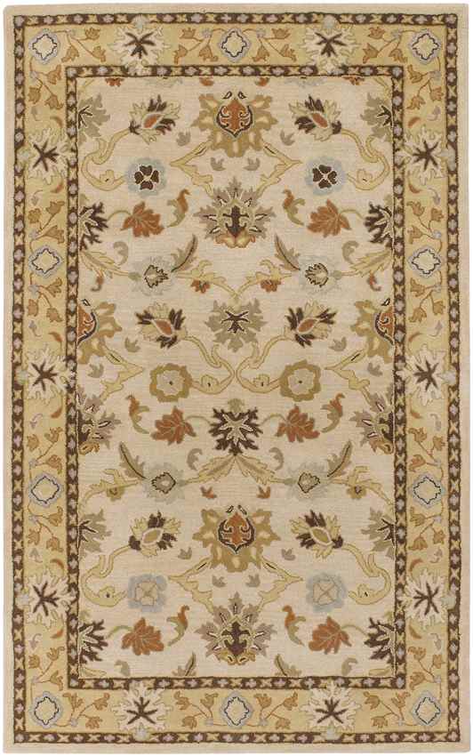 Didsbury Traditional Khaki Area Rug