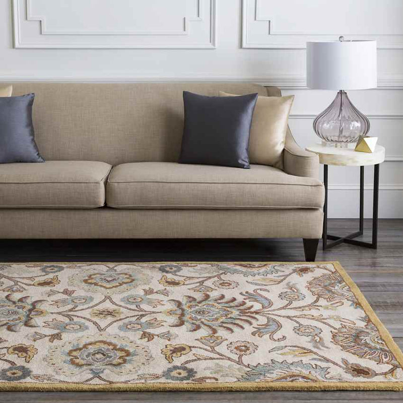 Eckville Traditional Medium Gray Area Rug