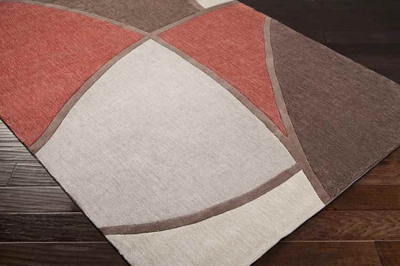 Edson Modern Rust Area Rug